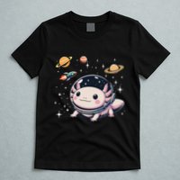Axolotl Kawaii Cute Axolotls Astronaut Planets Space T-Shirt