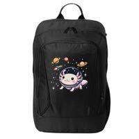Axolotl Kawaii Cute Axolotls Astronaut Planets Space City Backpack