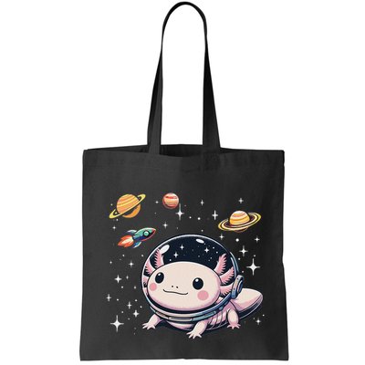 Axolotl Kawaii Cute Axolotls Astronaut Planets Space Bag