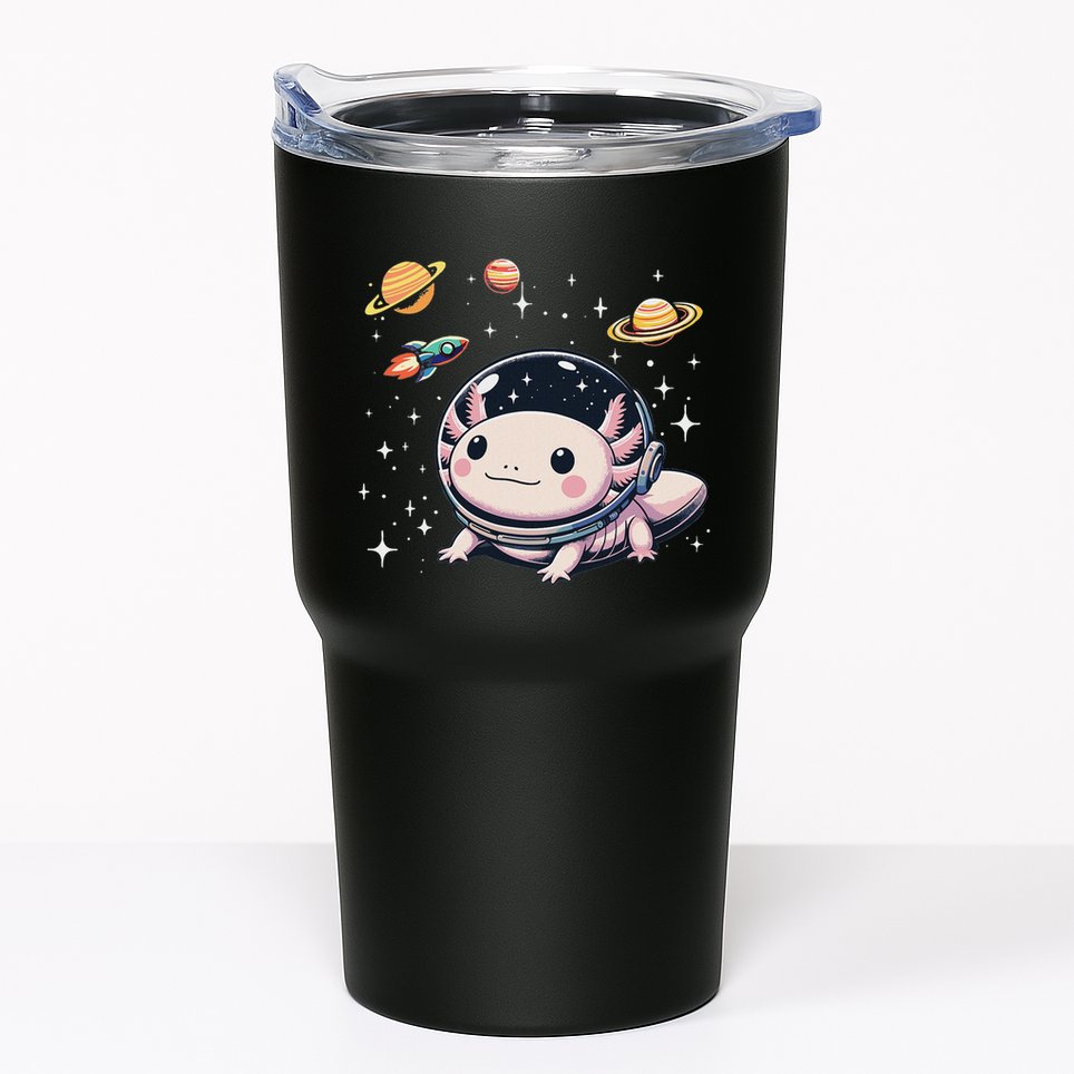 Axolotl Kawaii Cute Axolotls Astronaut Planets Space Tumbler