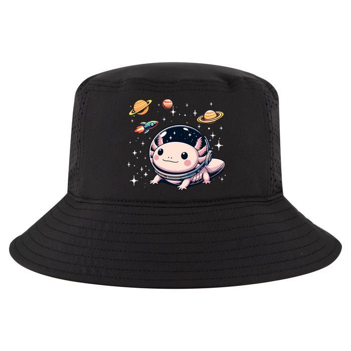 Axolotl Kawaii Cute Axolotls Astronaut Planets Space Cool Comfort Performance Bucket Hat