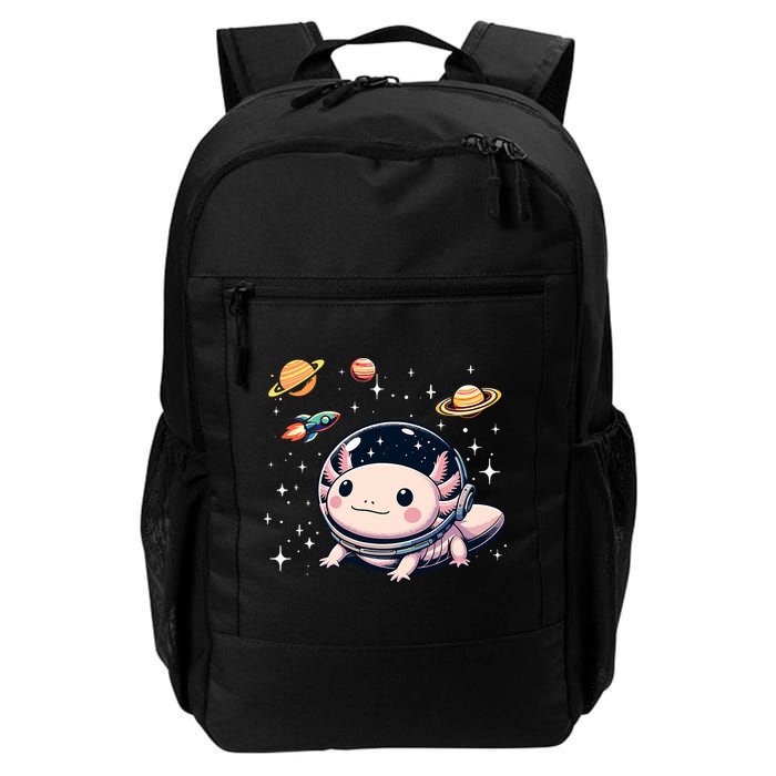 Axolotl Kawaii Cute Axolotls Astronaut Planets Space Backpack