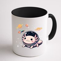 Axolotl Kawaii Cute Axolotls Astronaut Planets Space Mug