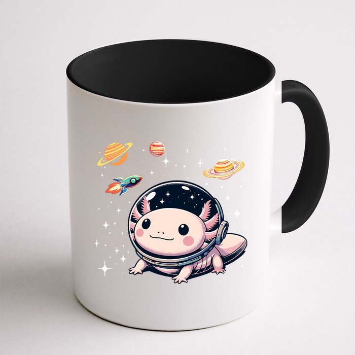 Axolotl Kawaii Cute Axolotls Astronaut Planets Space Mug