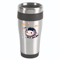 Axolotl Kawaii Cute Axolotls Astronaut Planets Space 16oz Travel Tumbler