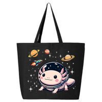 Axolotl Kawaii Cute Axolotls Astronaut Planets Space 25L Jumbo Tote