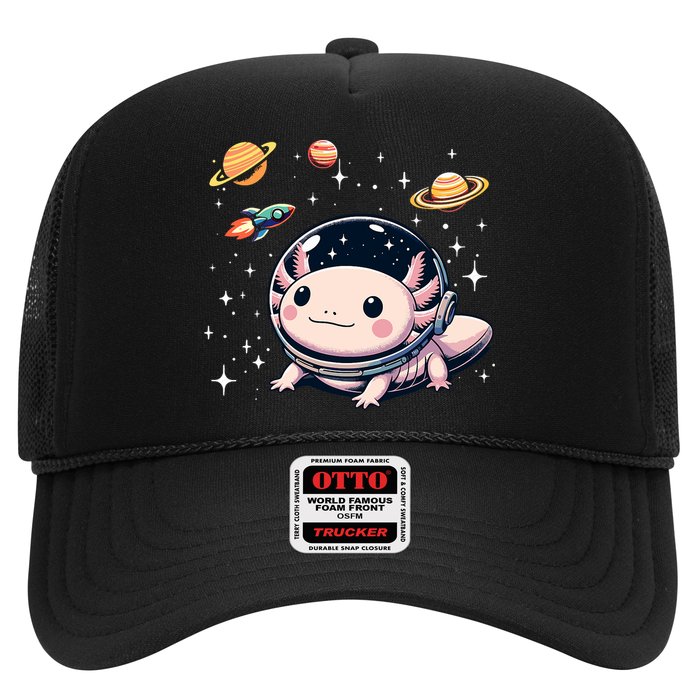 Axolotl Kawaii Cute Axolotls Astronaut Planets Space Hat