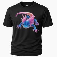 Axolotl Kawaii Cute Graphic Cooling Performance Crew T-Shirt