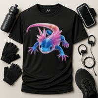 Axolotl Kawaii Cute Graphic Cooling Performance Crew T-Shirt