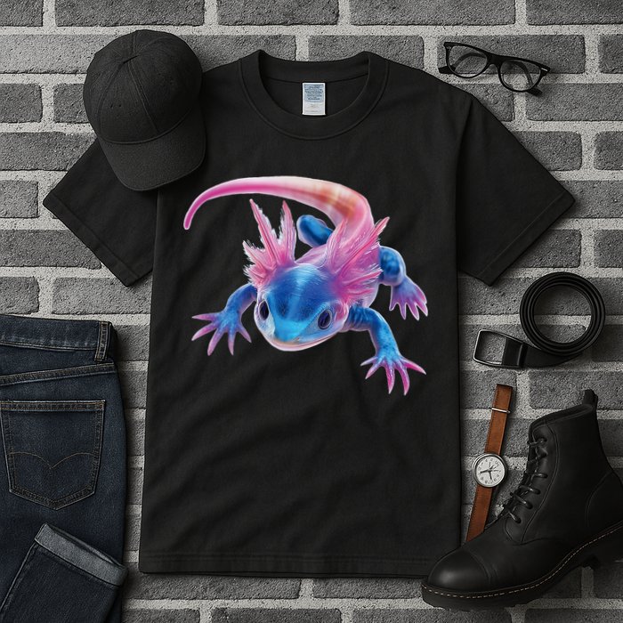 Axolotl Kawaii Cute Graphic Tall T-Shirt
