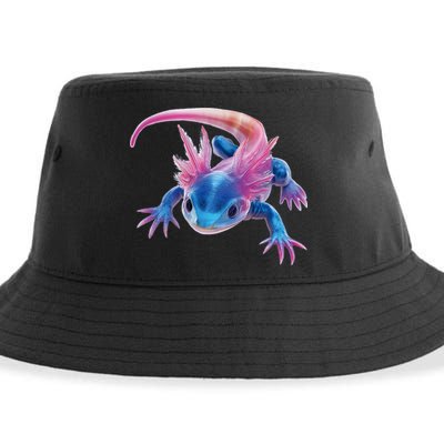 Axolotl Kawaii Cute Graphic Sustainable Bucket Hat