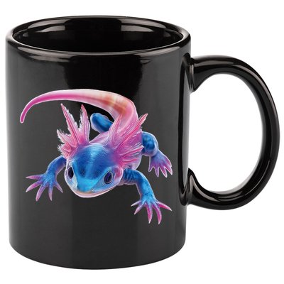 Axolotl Kawaii Cute Graphic 11oz C Handle Ceramic Mug