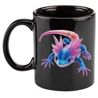 Axolotl Kawaii Cute Graphic 11oz C Handle Ceramic Mug