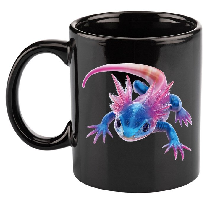 Axolotl Kawaii Cute Graphic 11oz C Handle Ceramic Mug