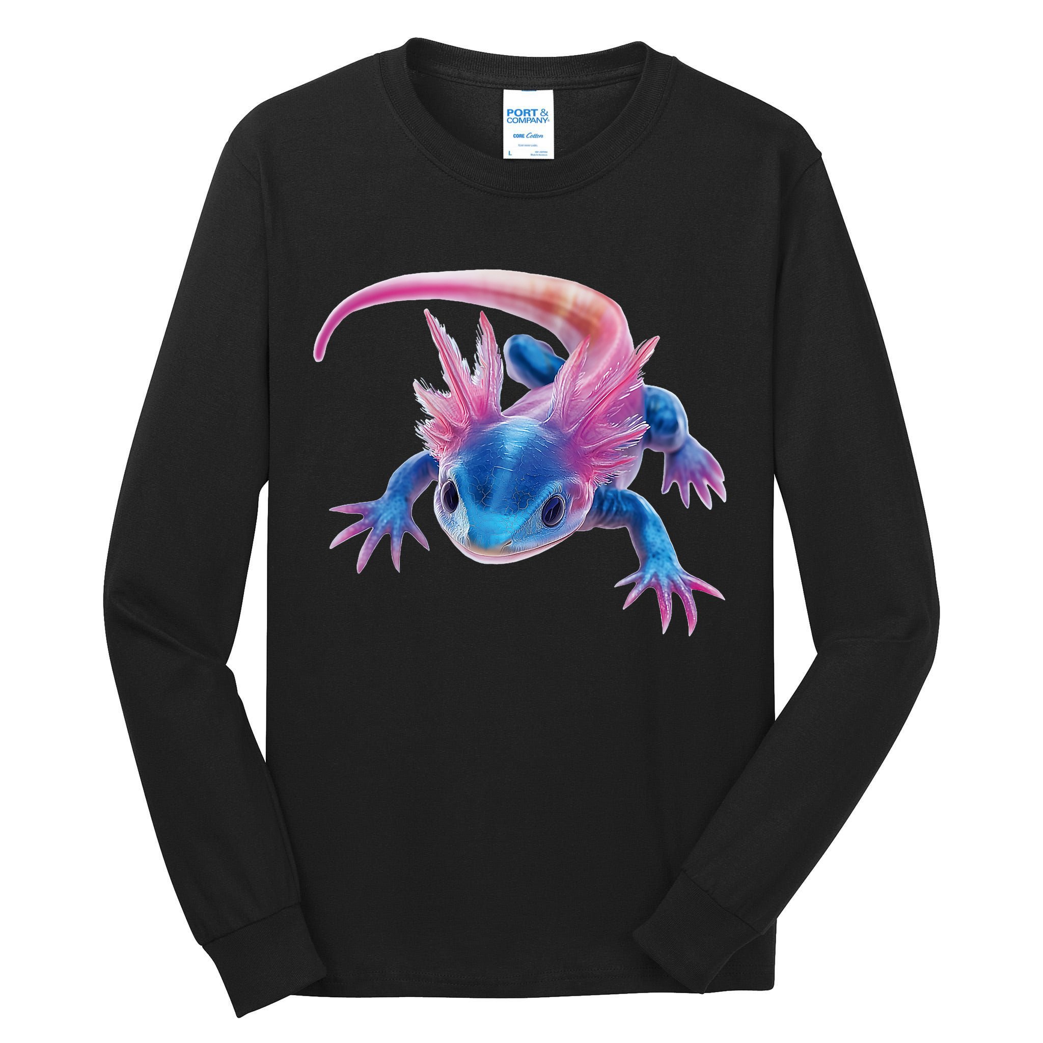 Axolotl Kawaii Cute Graphic Tall Long Sleeve T-Shirt