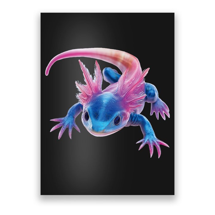 Axolotl Kawaii Cute Graphic Poster