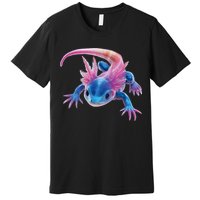 Axolotl Kawaii Cute Graphic Premium T-Shirt