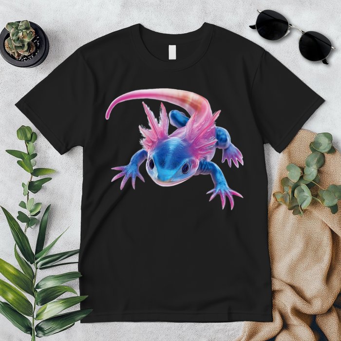 Axolotl Kawaii Cute Graphic Premium T-Shirt