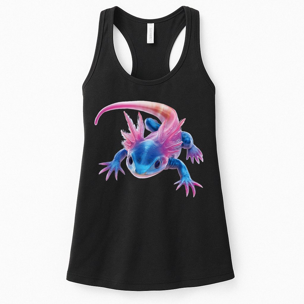 Axolotl Kawaii Cute Graphic Womens Tank Top