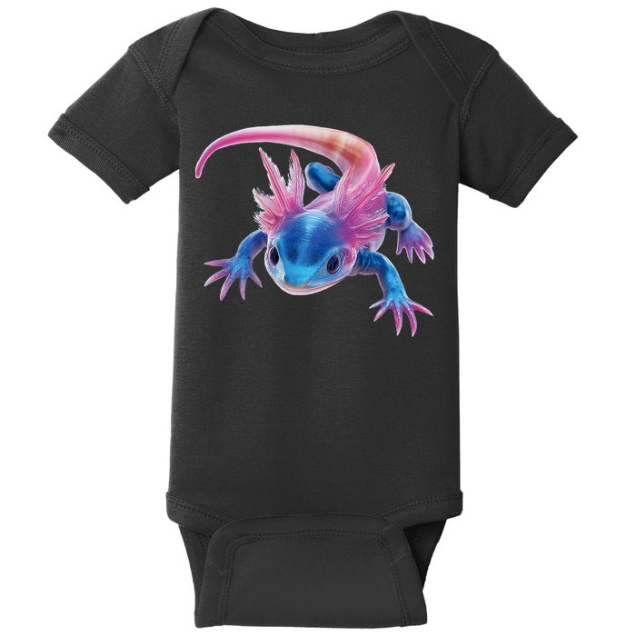 Axolotl Kawaii Cute Graphic Baby Bodysuit