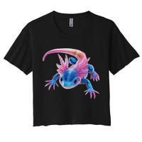 Axolotl Kawaii Cute Graphic Women's Crop Top Tee