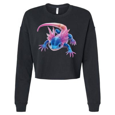 Axolotl Kawaii Cute Graphic Cropped Pullover Crew
