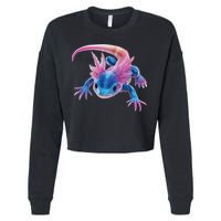 Axolotl Kawaii Cute Graphic Cropped Pullover Crew