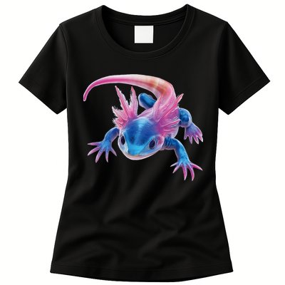 Axolotl Kawaii Cute Graphic Womens T-Shirt