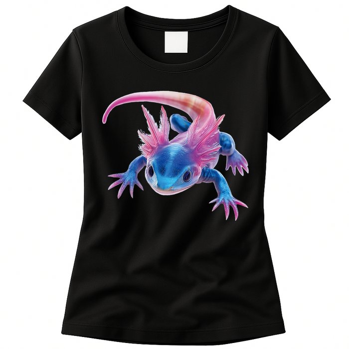 Axolotl Kawaii Cute Graphic Womens T-Shirt