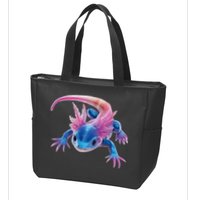 Axolotl Kawaii Cute Graphic Zip Tote Bag