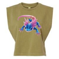 Axolotl Kawaii Cute Graphic Garment-Dyed Women's Muscle Tee