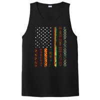 African Kente Cloth Shirts American Flag PosiCharge Competitor Tank