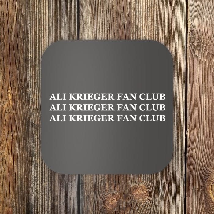 Ali Krieger Fan Club Coaster