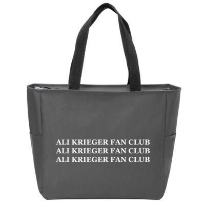 Ali Krieger Fan Club Zip Tote Bag