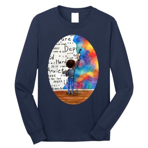 Always Keep Fighting Watercolor Painting (2015) Revamp Long Sleeve Shirt