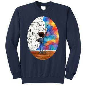 Always Keep Fighting Watercolor Painting (2015) Revamp Sweatshirt