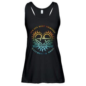 Always Keep Fighting Winchester Bros Love Yourself Ladies Essential Flowy Tank