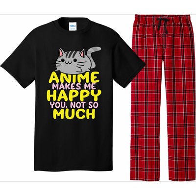 Anime Kawaii Funny Manga Otaku Weeb Senpai Gift Pajama Set