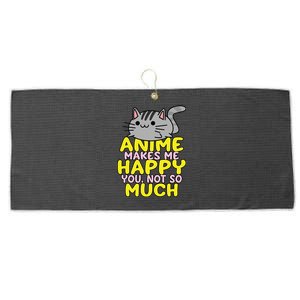 Anime Kawaii Funny Manga Otaku Weeb Senpai Gift Large Microfiber Waffle Golf Towel