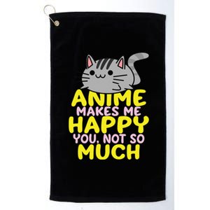 Anime Kawaii Funny Manga Otaku Weeb Senpai Gift Platinum Collection Golf Towel