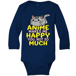 Anime Kawaii Funny Manga Otaku Weeb Senpai Gift Baby Long Sleeve Bodysuit