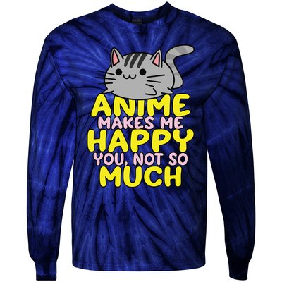 Anime Kawaii Funny Manga Otaku Weeb Senpai Gift Tie-Dye Long Sleeve Shirt