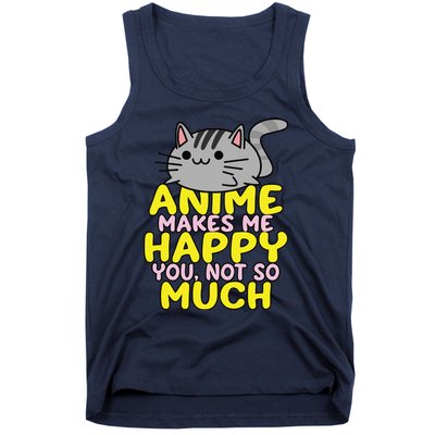 Anime Kawaii Funny Manga Otaku Weeb Senpai Gift Tank Top