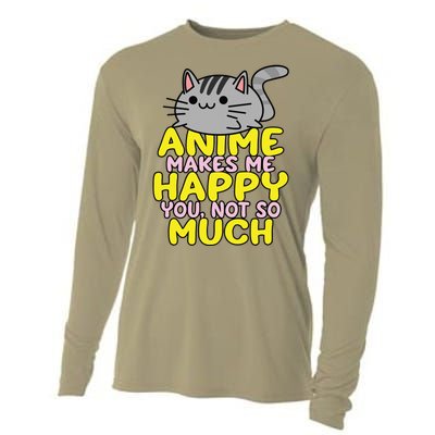 Anime Kawaii Funny Manga Otaku Weeb Senpai Gift Cooling Performance Long Sleeve Crew