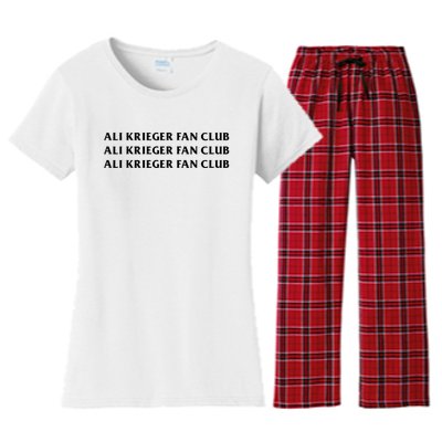 Ali Krieger Fan Club Women's Flannel Pajama Set