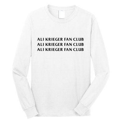 ali krieger fan club Long Sleeve Shirt