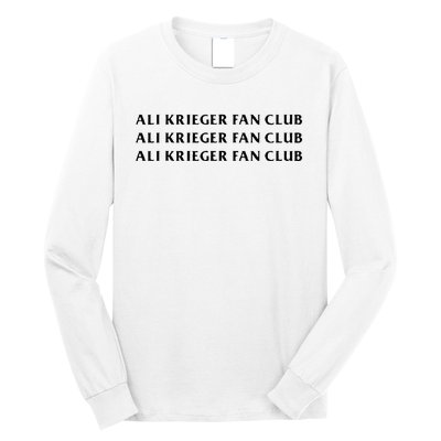 ali krieger fan club Long Sleeve Shirt