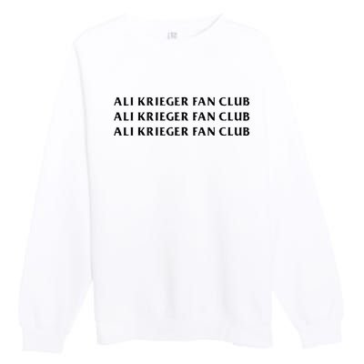 ali krieger fan club Premium Crewneck Sweatshirt