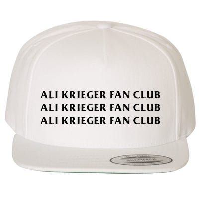 ali krieger fan club Wool Snapback Cap