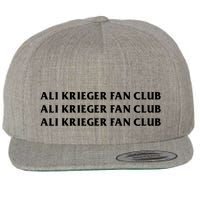 Ali Krieger Fan Club Wool Snapback Cap